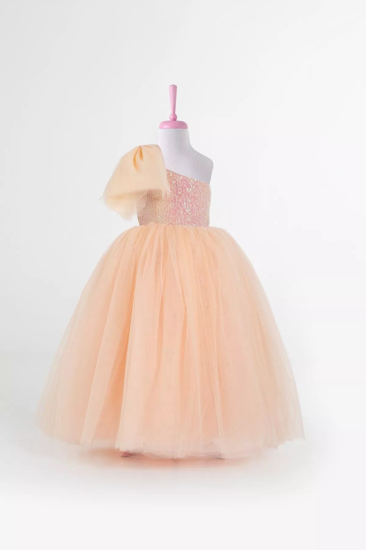 Amy Salmon Party Dress