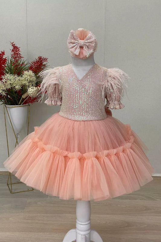 Clara Powder Party Dress