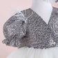 Clara White and Silver Party Dress