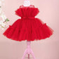 Diana Red Party Dress