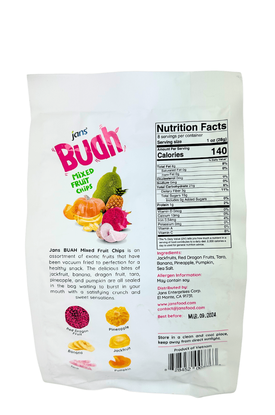 Freeze Dried Mixed Fruit Chips