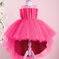 Eliza Pink Party Dress - Tailed