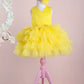 Emily Yellow Party Dress