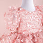 Fiona Pink Party Dress - Layered