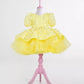 Fiona Yellow Party Dress - Layered