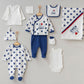 Lincoln Blue Star Newborn Coming Home Set (10 pcs)