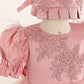 Linda Pink Baby Dress Set
