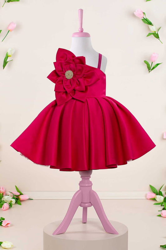 Maya Hot Pink Party Dress