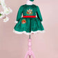 Merry Green Christmas Dress Set