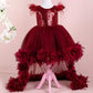 Ophelia Burgundy Party Dress