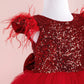 Ophelia Red Party Dress