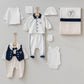 Paul Navy Blue Newborn Coming Home Set (10 pcs)