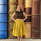 Peggy Swing Skirt in Mustard
