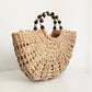 Julia Natural Straw Beach Bag