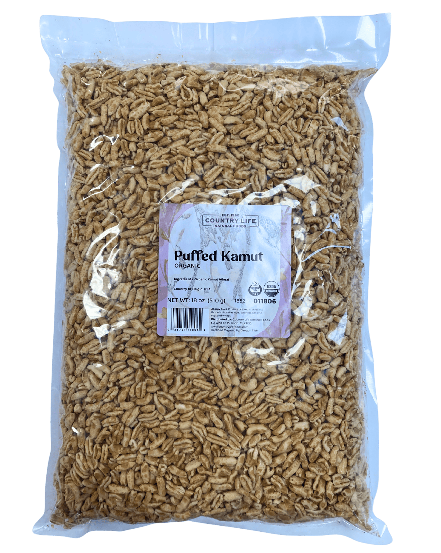 Puffed Kamut, Organic