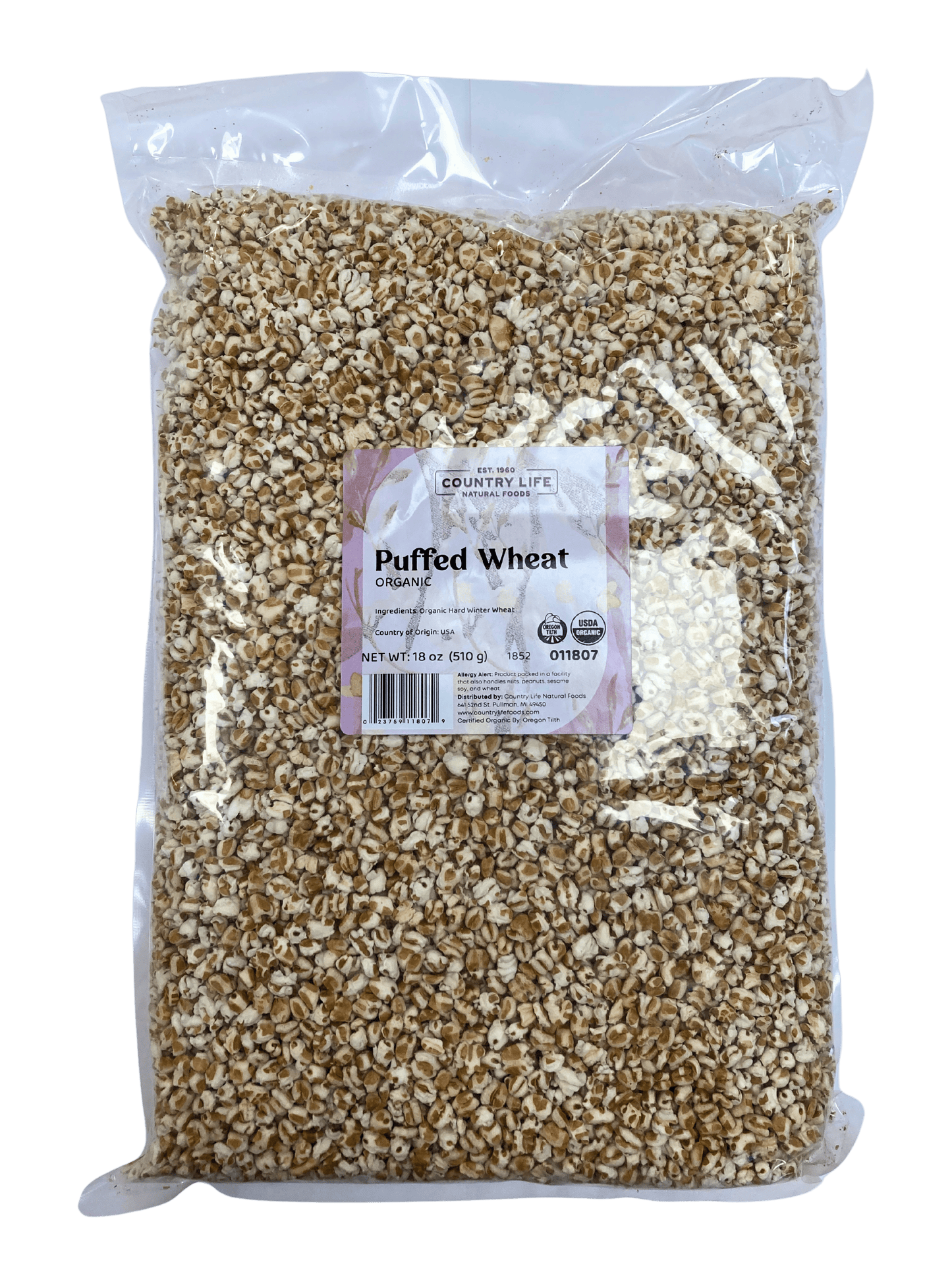 Puffed Wheat, Organic