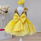 Shay Gold & Yellow Party Dress