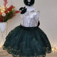 Shay Silver & Emerald Party Dress