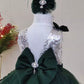 Shay Silver & Emerald Party Dress