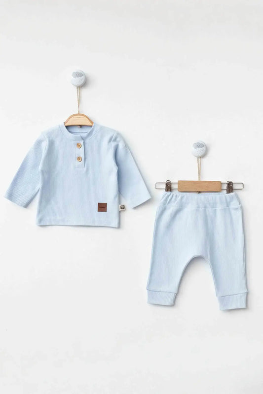 Darrel Baby Boy Blue Clothes Set