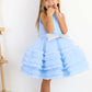 Vanessa Baby Blue Party Dress
