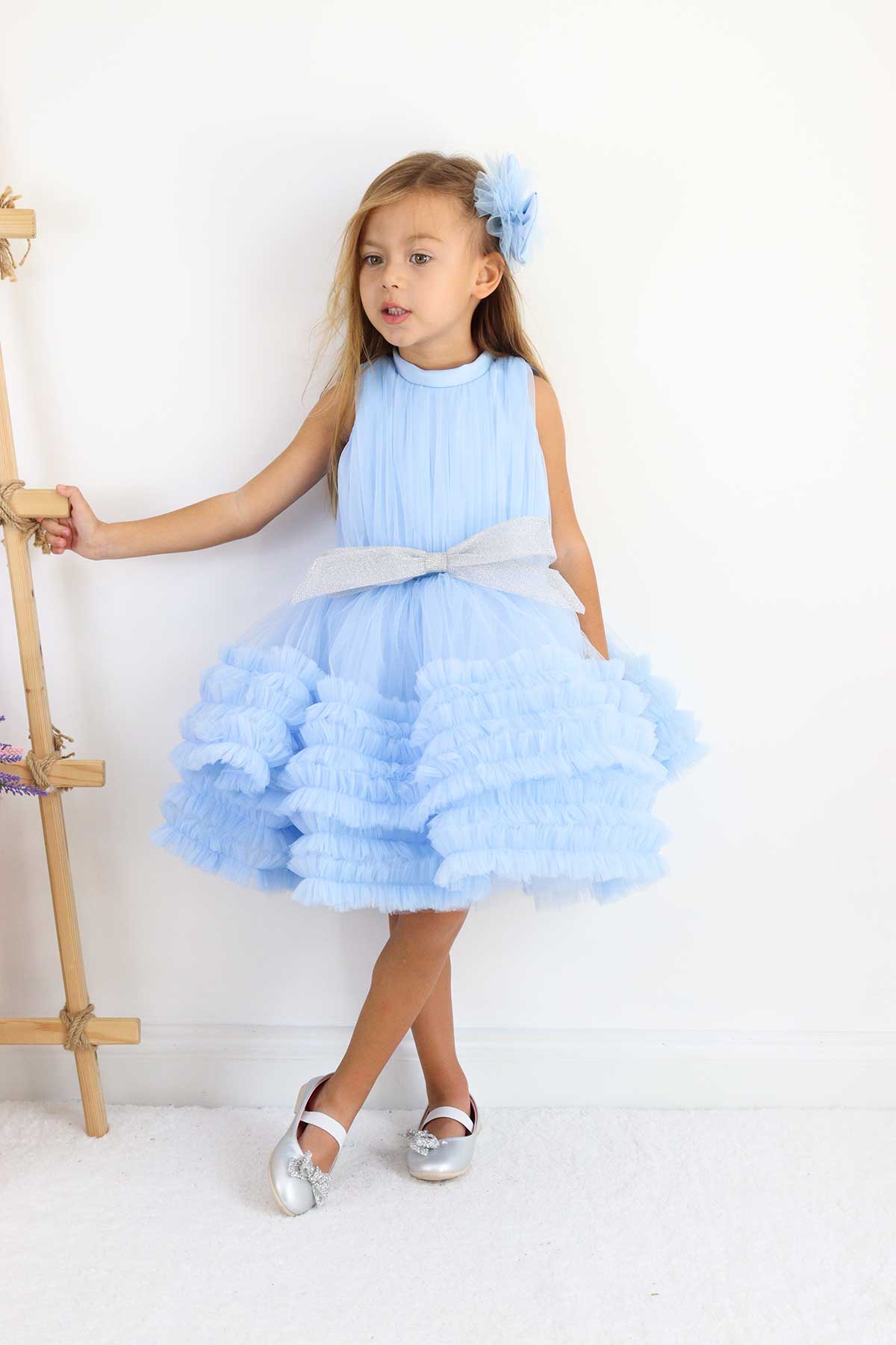 Vanessa Baby Blue Party Dress