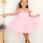 Violet Pink Party Dress