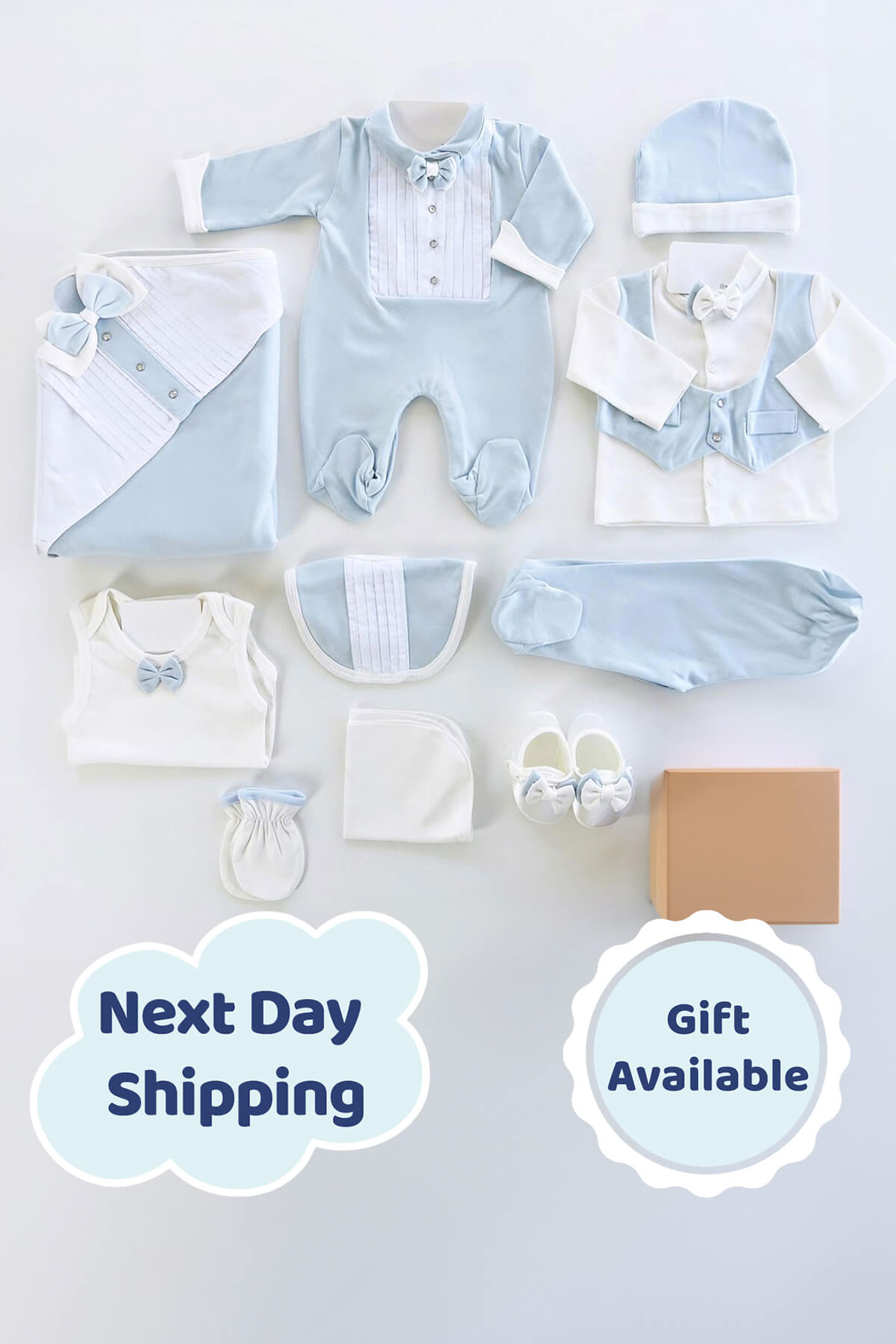 William Newborn Coming Home Set (10 pcs)