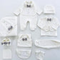 William Newborn White Coming Home Set (10 pcs)