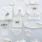 William Newborn White Coming Home Set (10 pcs)