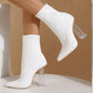Crystal Heel Boots For Women