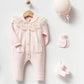 Adrian Pink Knit Newborn Coming Home Set (5 pcs)