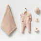 Adrian Beige Knit Newborn Coming Home Set (5 pcs)