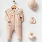 Adrian Beige Knit Newborn Coming Home Set (5 pcs)