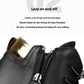 Black Cotton Casual Leather Shoes