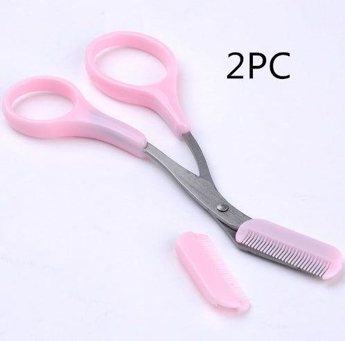Eyebrow scissors with eyebrow comb
