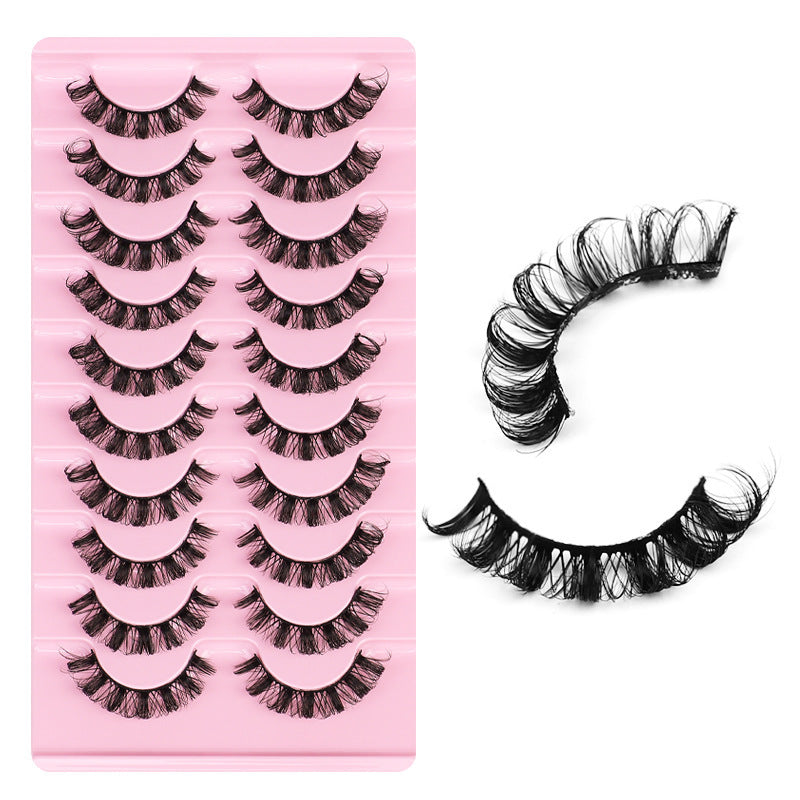 False Eyelashes, DD Curve, Thick, Eyelashes Ten Pairs