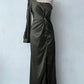 Women's One-shoulder Split Dress
