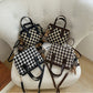 Fashion Houndstooth Shoulder Bag