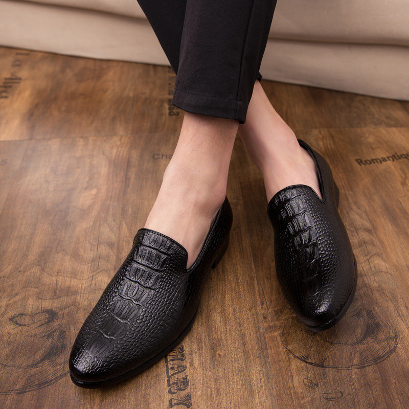 Fashion British Style Retro Pointed Casual Small Leather Shoes