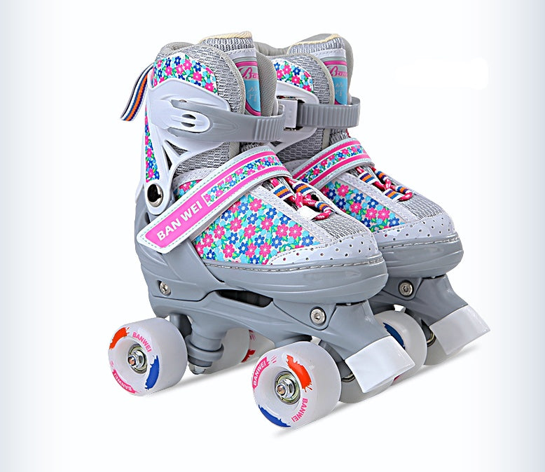Children's Four-wheel Roller Skate Shoe