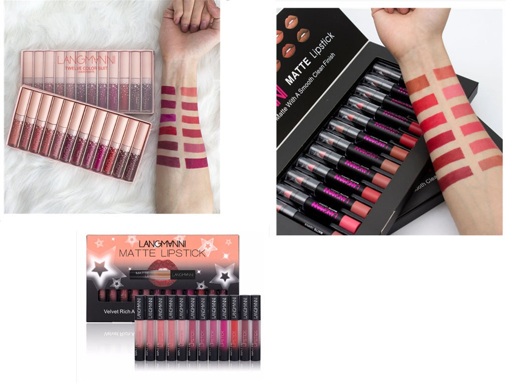 Waterproof Long-lasting Velvet Lipstick Set
