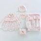 Brea Pink Knit Newborn Coming Home Set (5 Pcs)