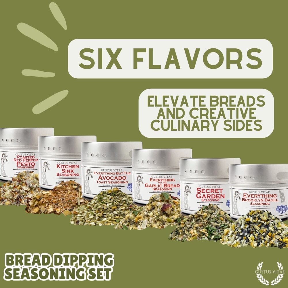 Bread Dipping Seasonings - Variety 6 Pack