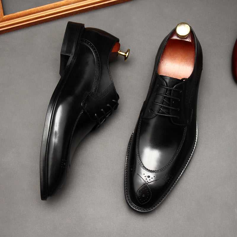 Cowhide Soft Bottom Comfortable And Breathable Shoes