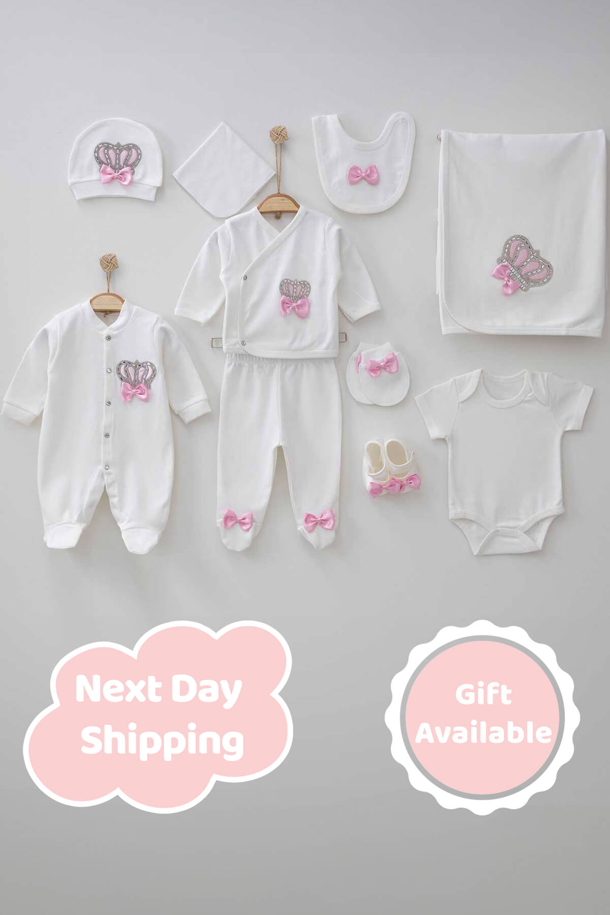 Charlotte Newborn Coming Home Set (10 pcs)