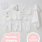 Ann White Newborn Coming Home Set (11 Pcs)
