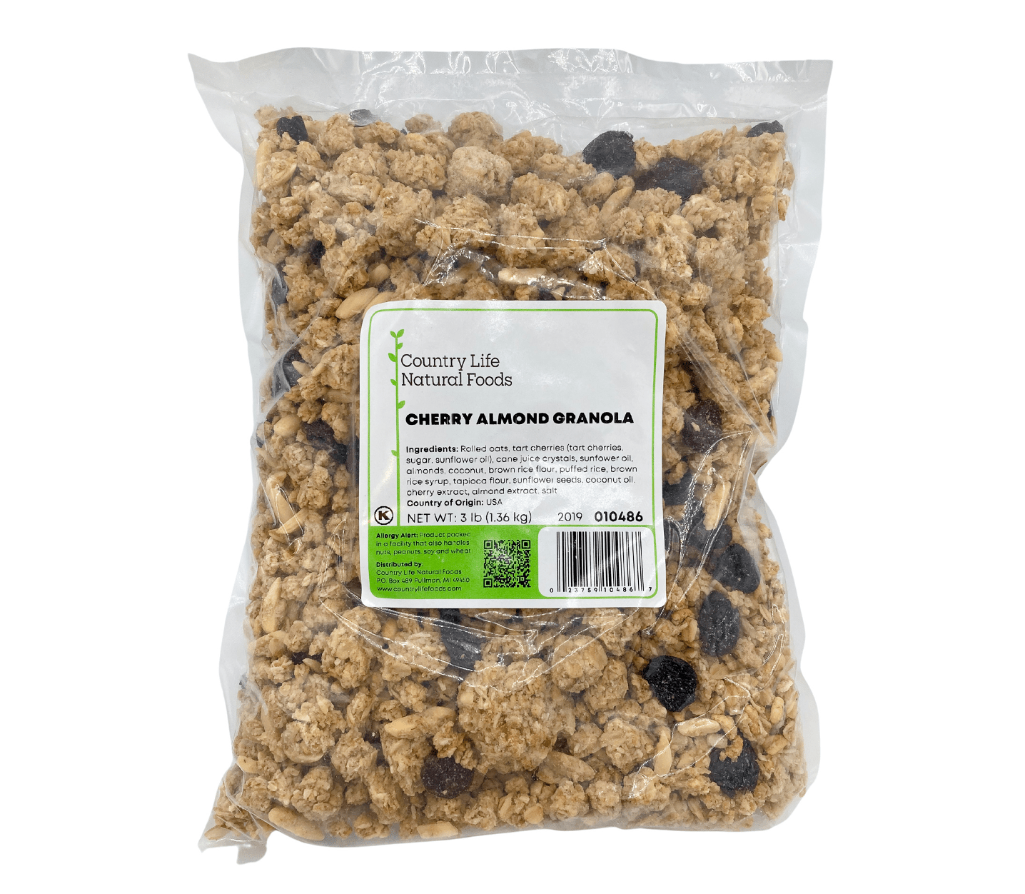 Slow-Baked Cherry Almond Granola