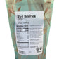 Rye Berries, Organic