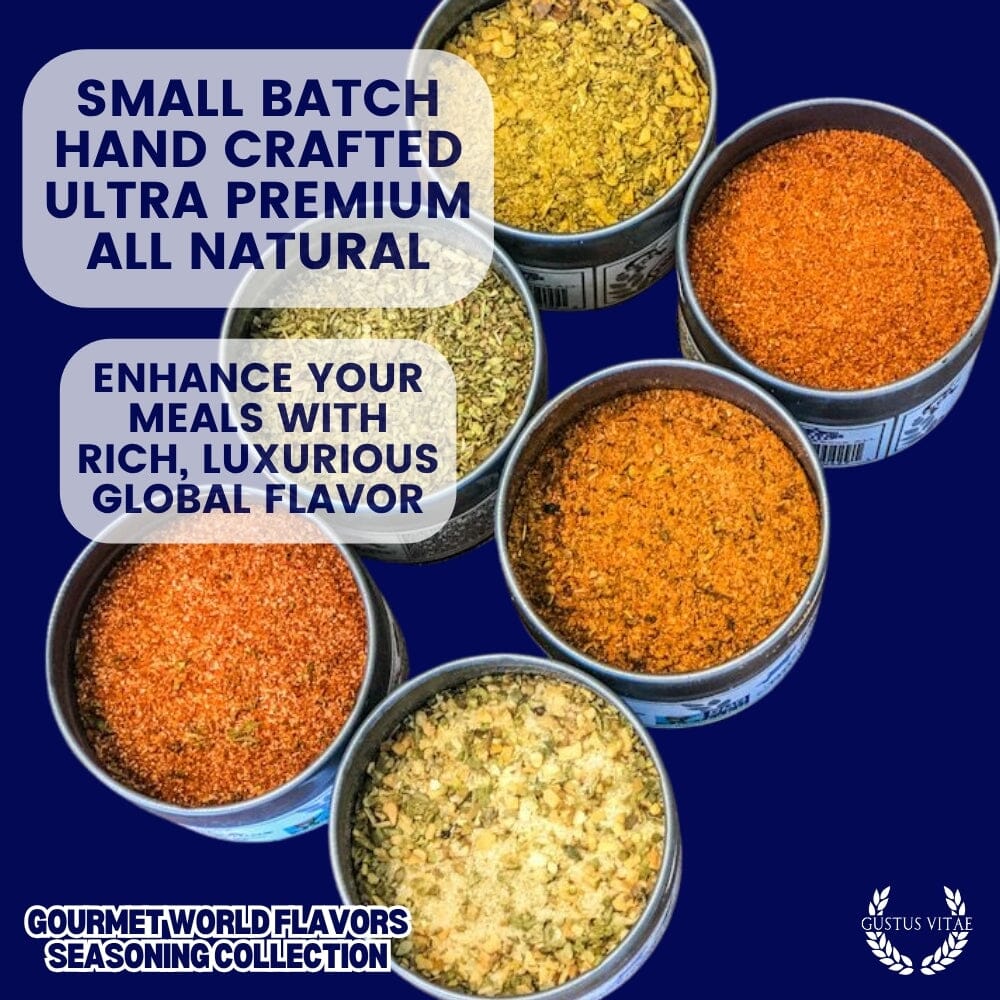 Cuisines of the World Gourmet Seasonings Collection - 6 Tins